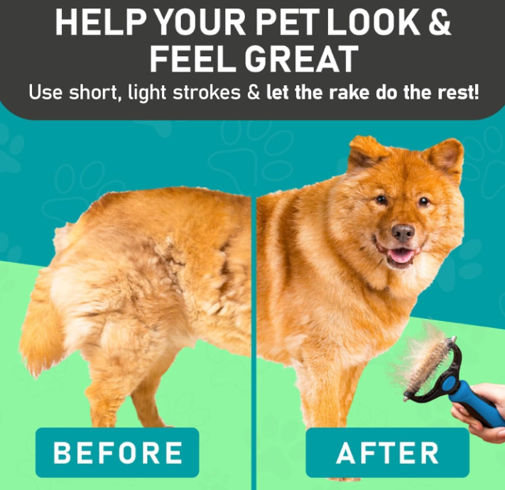Nextik™ Pet Hair Groomer | Reduce Shedding & Remove Loose Fur